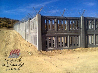 دیوار پیش ساخته بتنی پانلی طرح مشبک